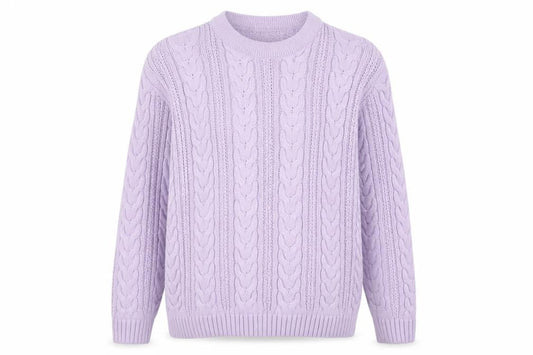 Womens UK Size L Envy Purple Pullover Jumper
