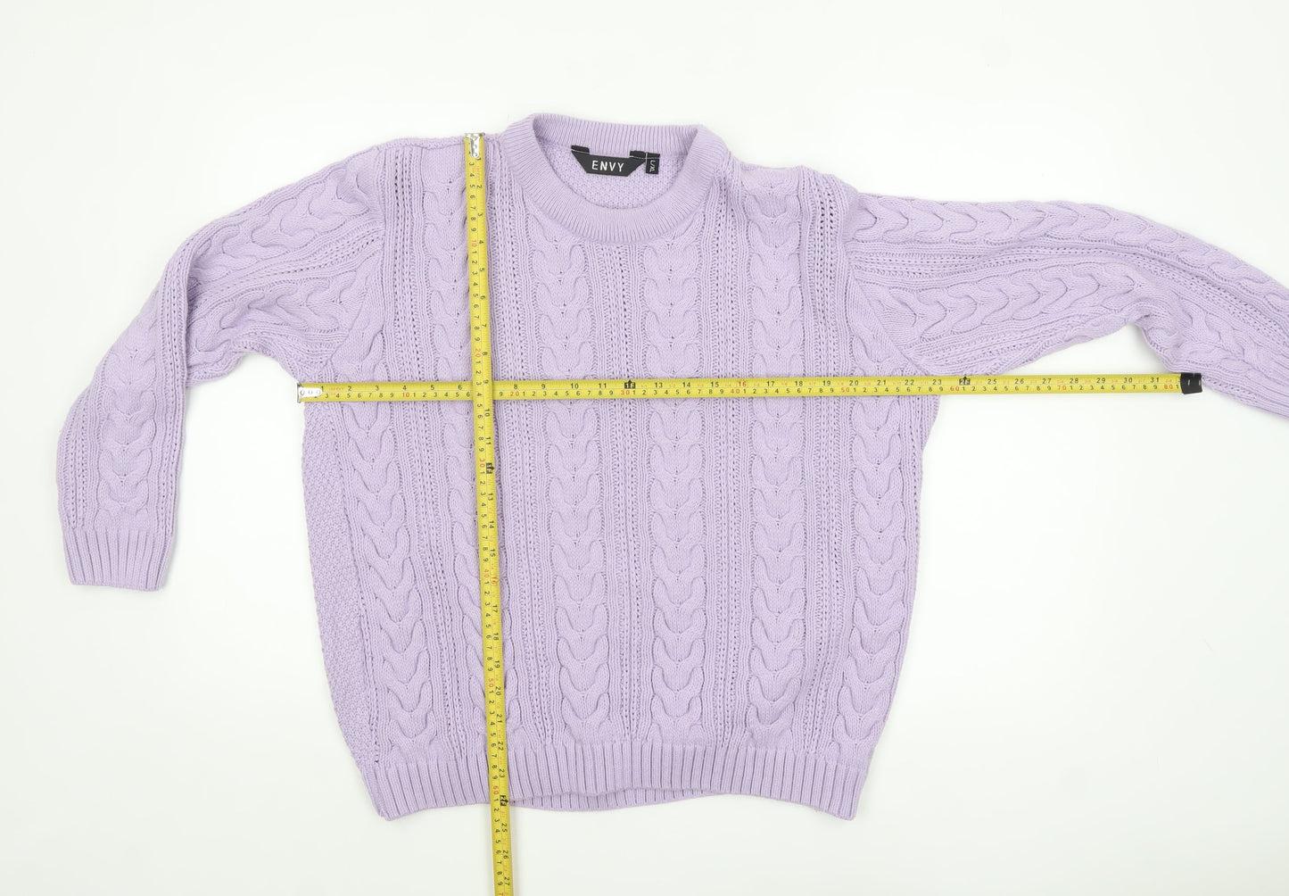 Womens UK Size L Envy Purple Pullover Jumper