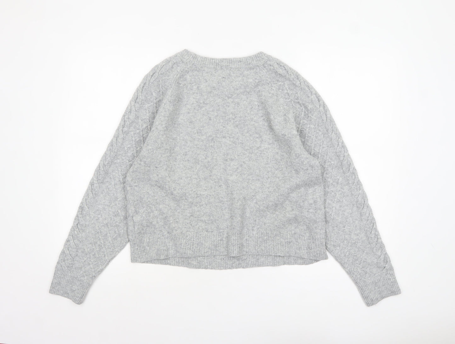 Womens UK Size S H&M Grey Pullover Jumper