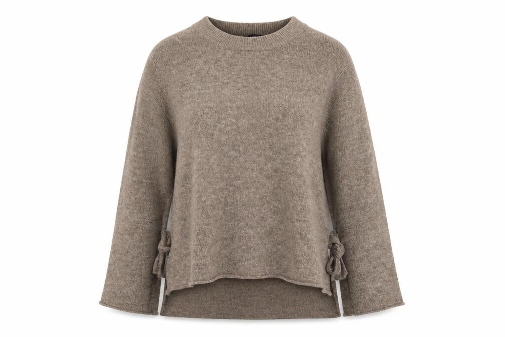 Womens UK Size 8 Zara Beige Pullover Jumper