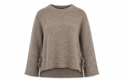 Womens UK Size 8 Zara Beige Pullover Jumper