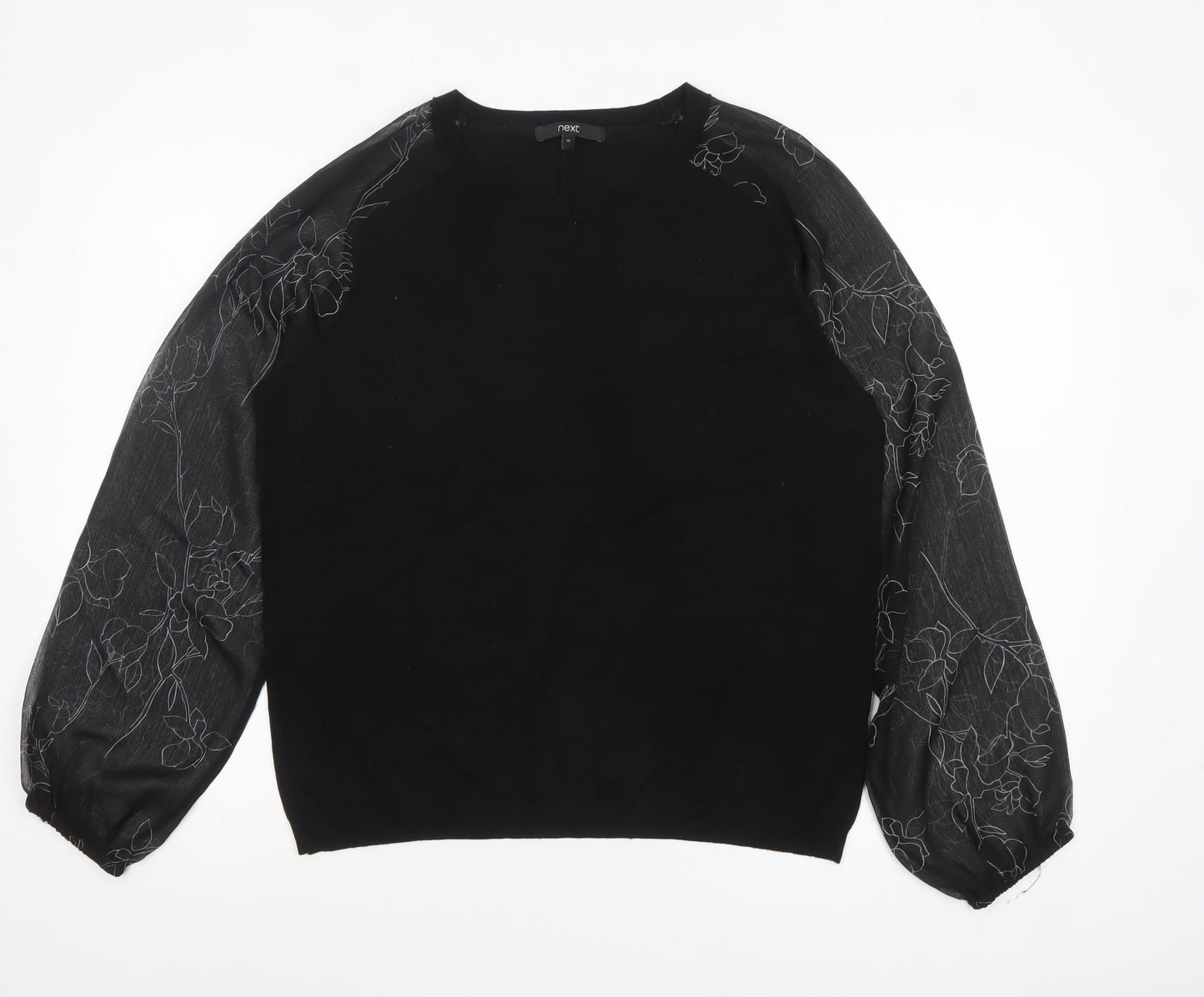 Womens UK Size 16 NEXT Black Pullover Jumper