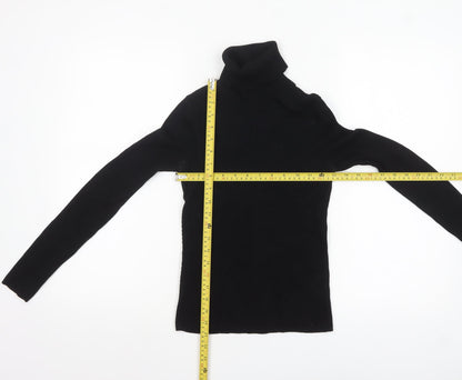 Womens UK Size S Zara Black Pullover Jumper