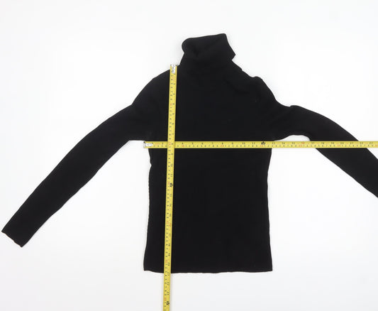 Womens UK Size S Zara Black Pullover Jumper