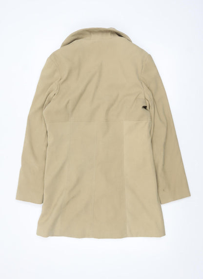 Womens UK Size 10 Wallis Beige Trench Coat