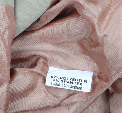Womens UK Size 10 Wallis Beige Trench Coat