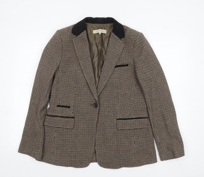 Womens UK Size 14 Gerard Darel Regular Brown Blazer
