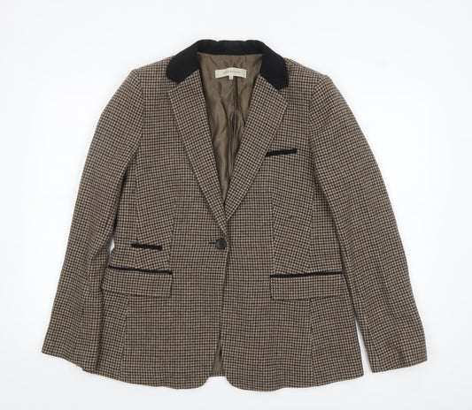 Womens UK Size 14 Gerard Darel Regular Brown Blazer