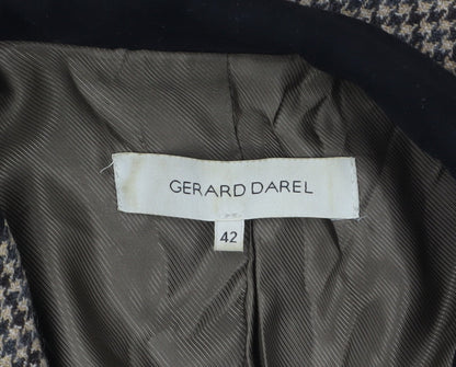 Womens UK Size 14 Gerard Darel Regular Brown Blazer