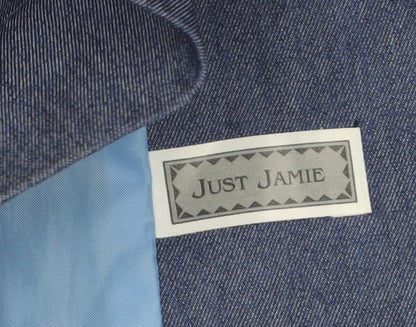 Womens UK Size 14 Just Jamie Blue Basic Jacket