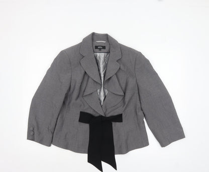 Womens UK Size 16 Marks and Spencer Regular Grey Suit Jacket