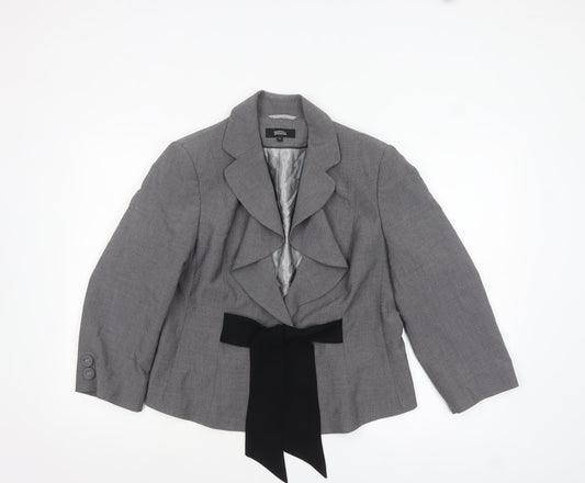 Womens UK Size 16 Marks and Spencer Regular Grey Suit Jacket