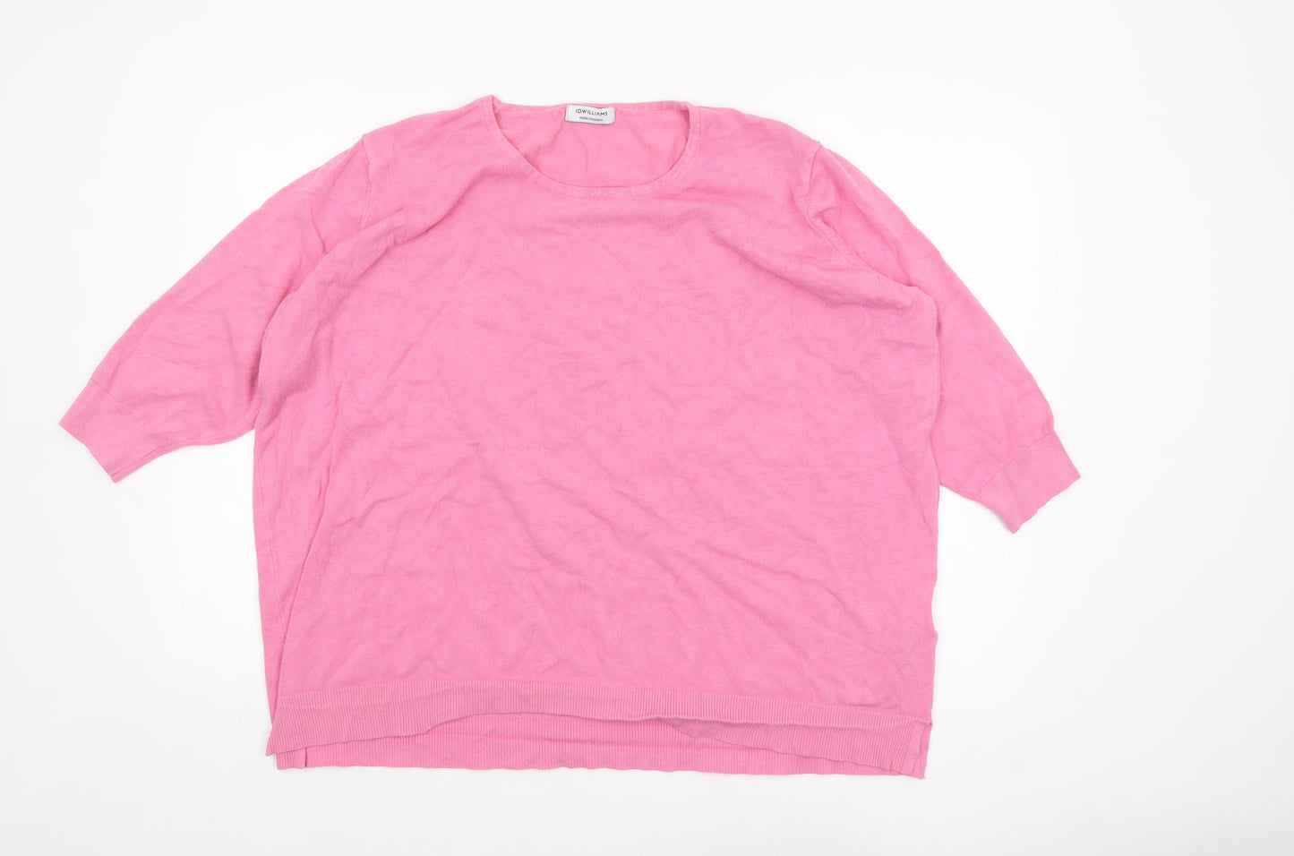Womens UK Size 28 JD Williams Pink Pullover Jumper