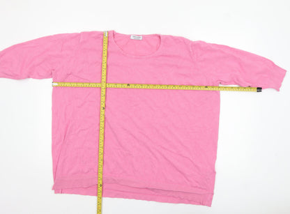 Womens UK Size 28 JD Williams Pink Pullover Jumper