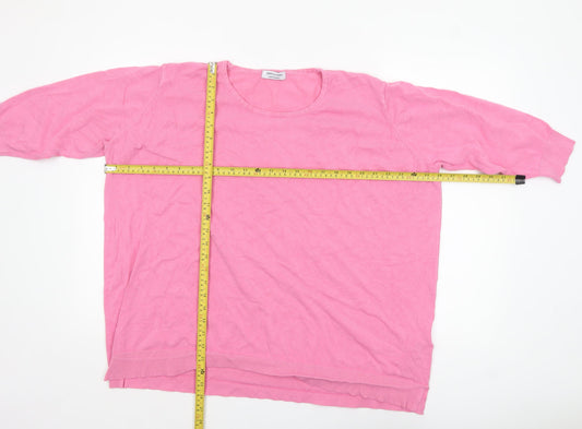 Womens UK Size 28 JD Williams Pink Pullover Jumper