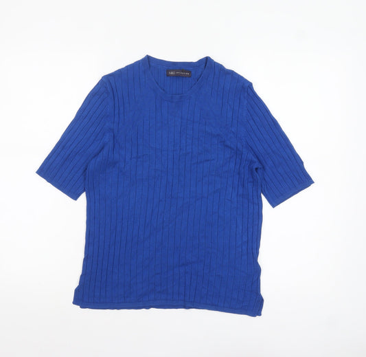 Womens UK Size 16 Marks and Spencer Blue Pullover Jumper