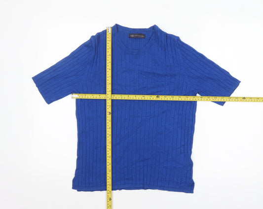 Womens UK Size 16 Marks and Spencer Blue Pullover Jumper