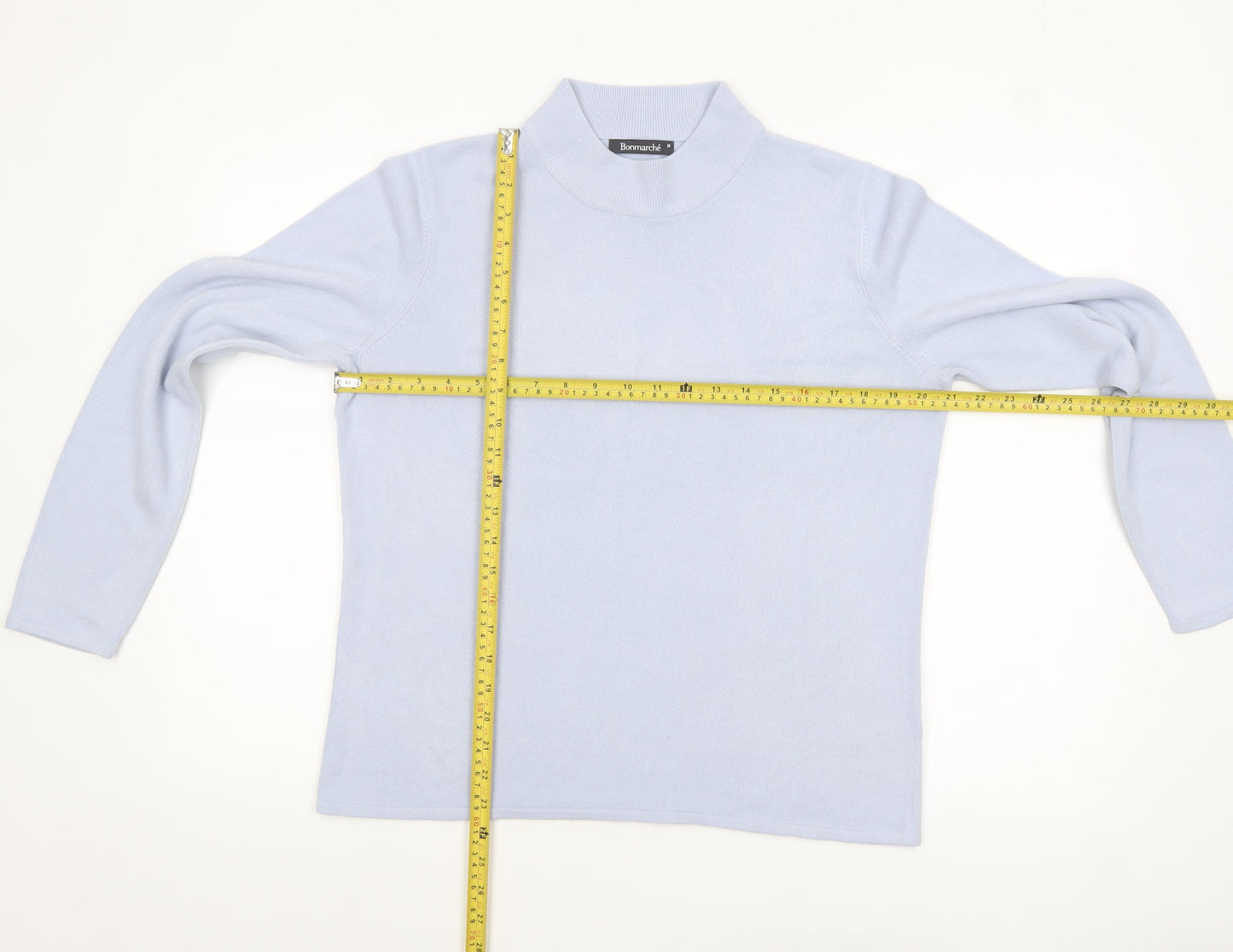 Womens UK Size M Bonmarché Blue Pullover Jumper