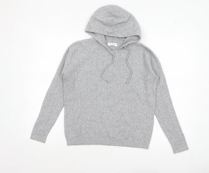 Womens UK Size M Papaya Grey Pullover Jumper