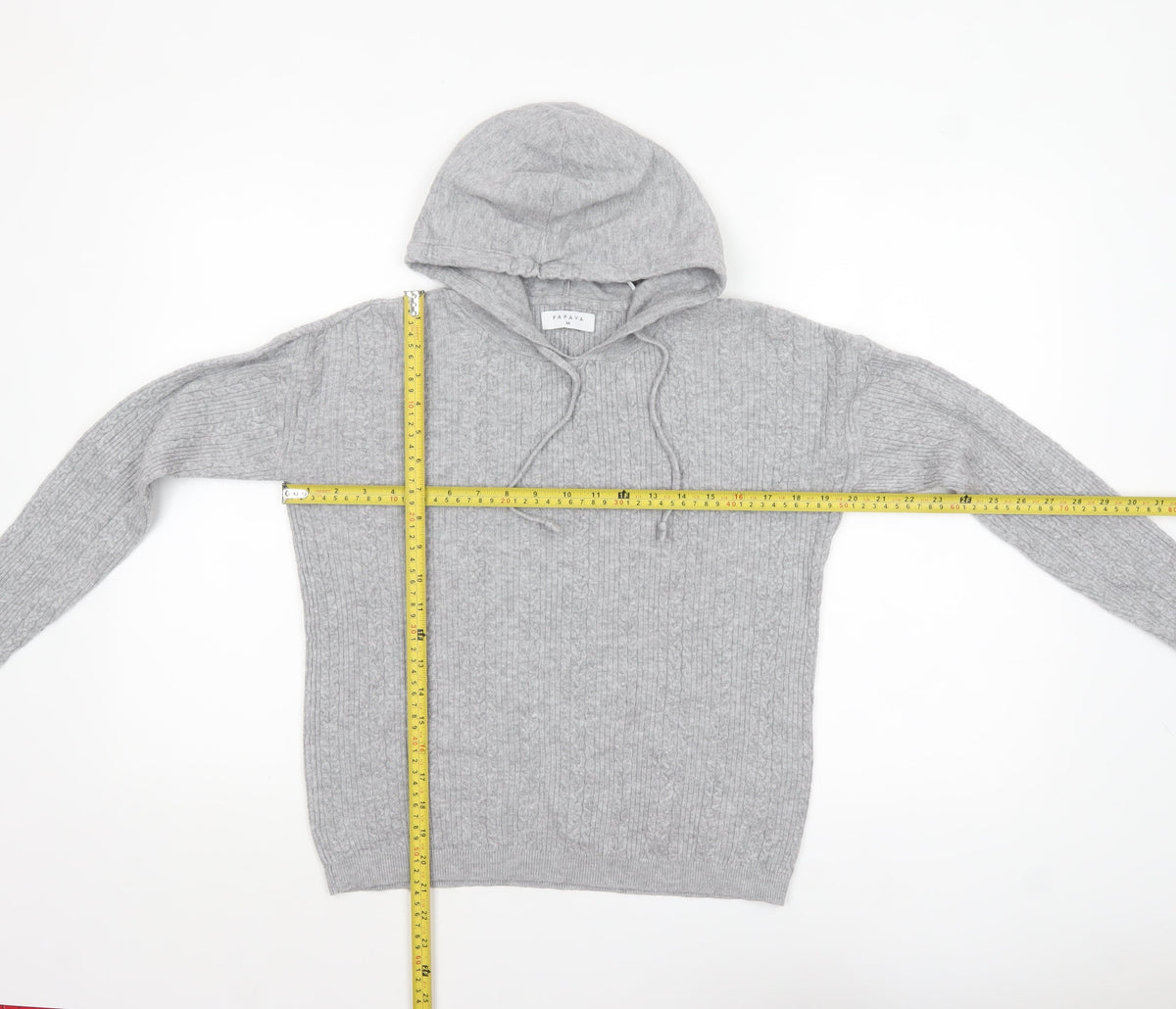 Womens UK Size M Papaya Grey Pullover Jumper
