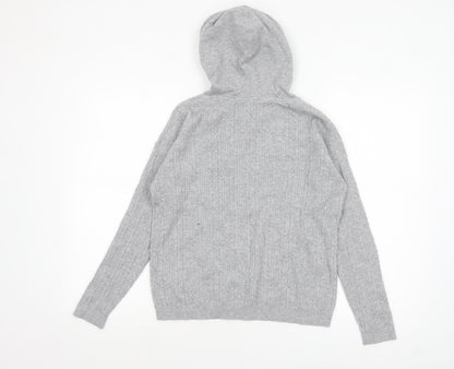 Womens UK Size M Papaya Grey Pullover Jumper