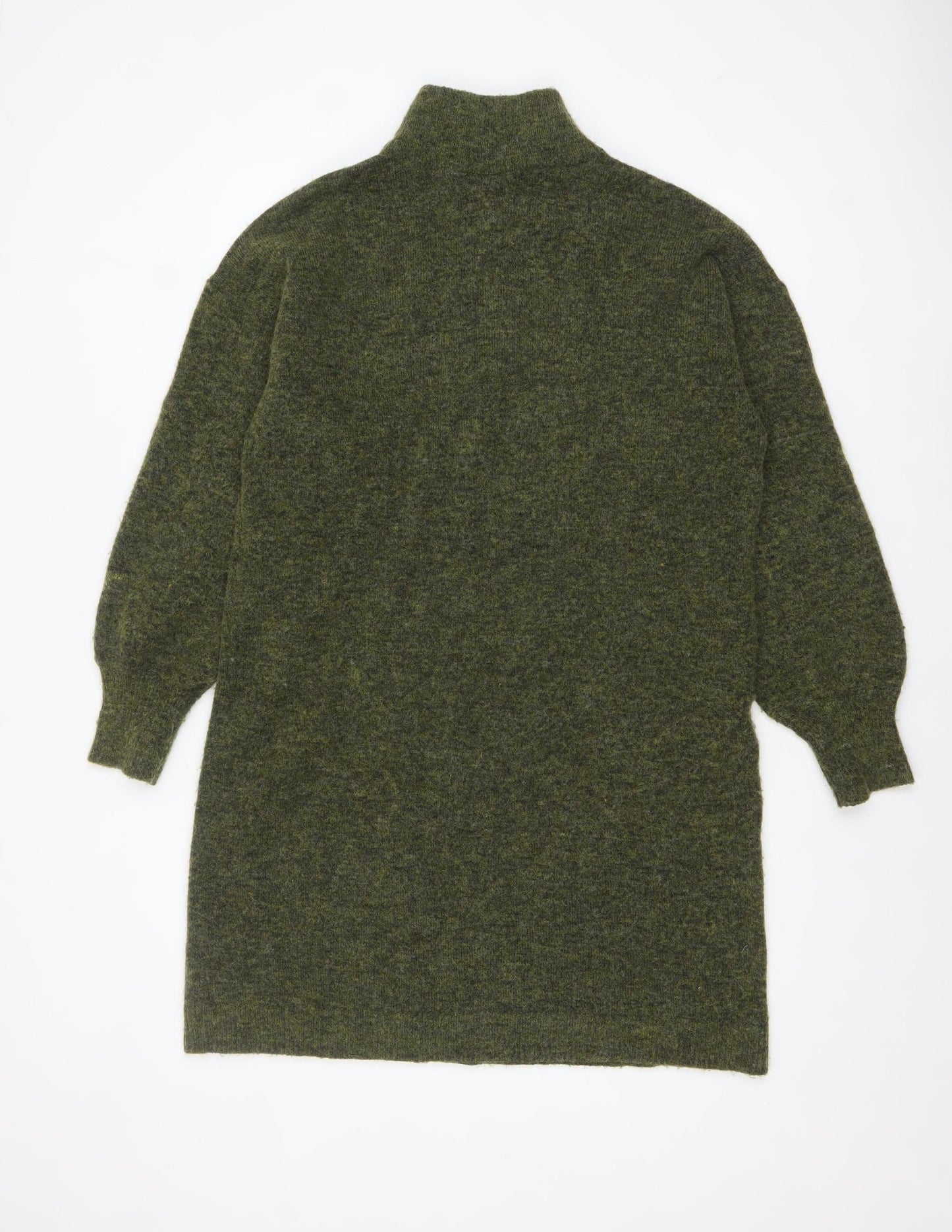 Womens UK Size M Fransa Green Pullover Jumper