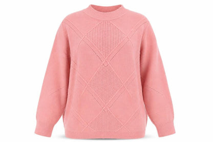 Womens UK Size M Damart Pink Pullover Jumper