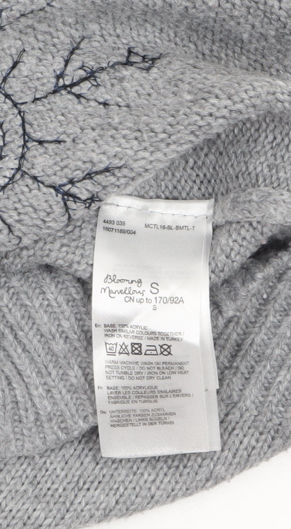 Womens UK Size S Blooming Marvellous Grey Pullover Jumper
