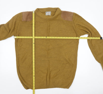Mens UK Size L NEXT Brown Pullover Jumper