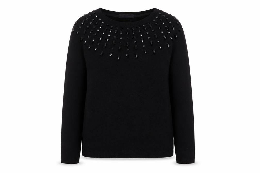 Womens UK Size 10 Marks and Spencer Black Pullover Jumper