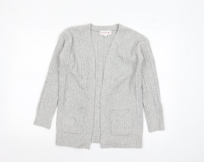 Womens UK Size L Pink Republic Grey Cardigan Jumper