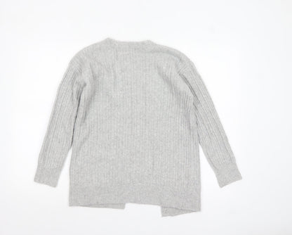 Womens UK Size L Pink Republic Grey Cardigan Jumper