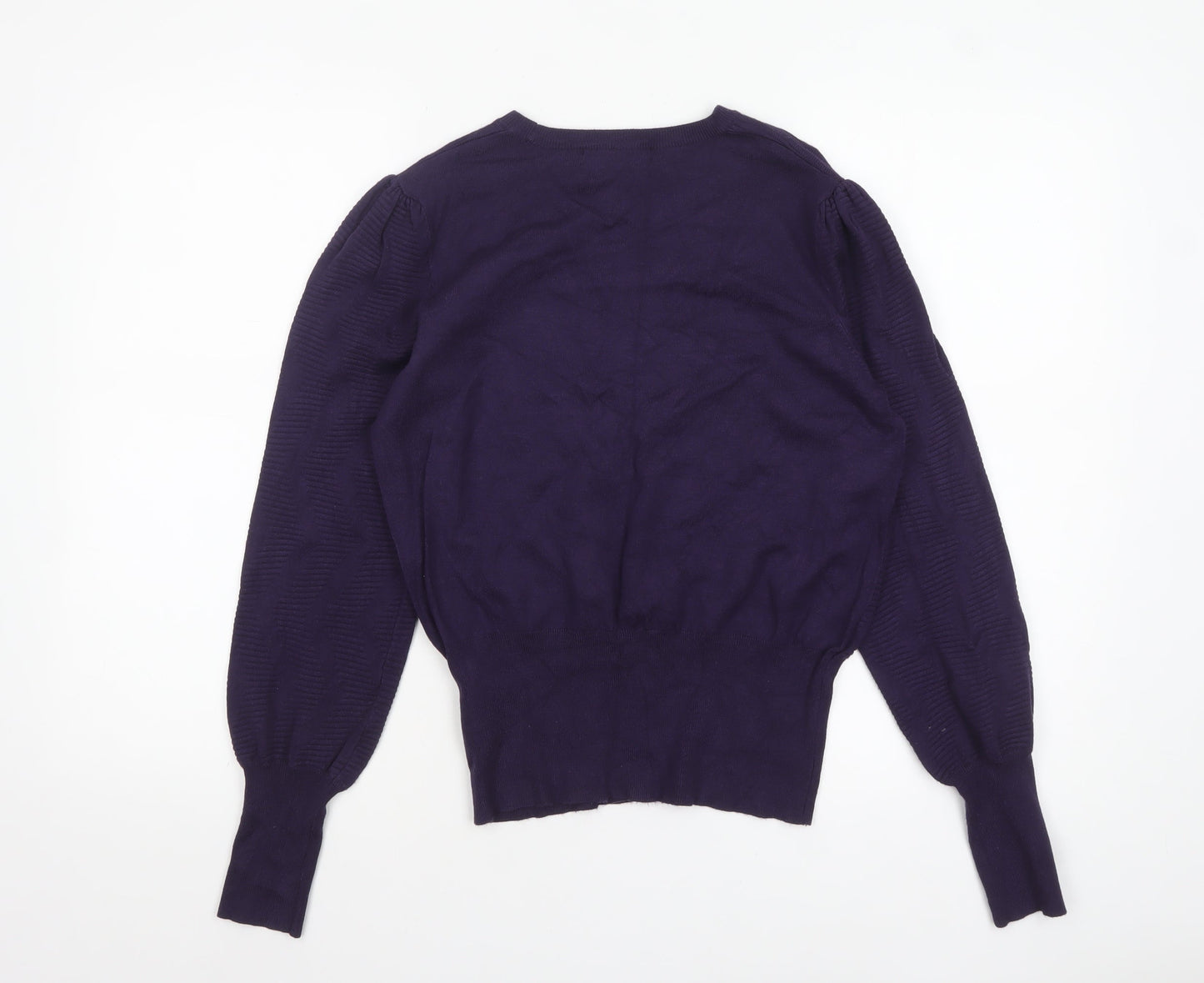 Womens UK Size M Marks and Spencer Purple Pullover Jumper