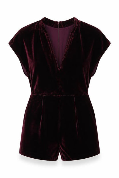 Womens UK Size 8 New Look One-Piece Red Playsuit