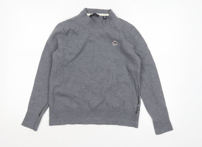 Womens UK Size L Ted Baker Grey Pullover Jumper