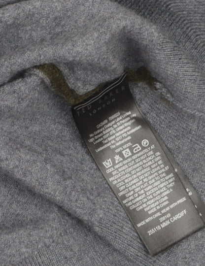 Womens UK Size L Ted Baker Grey Pullover Jumper
