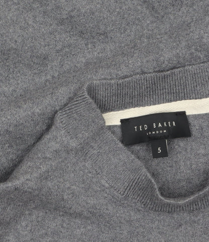 Womens UK Size L Ted Baker Grey Pullover Jumper