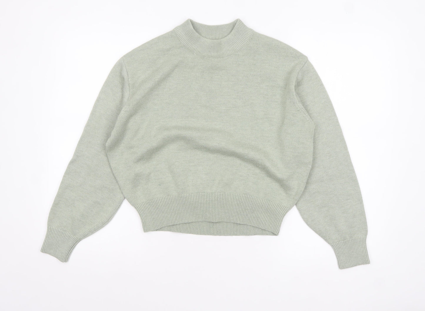 Womens UK Size XS H&M Green Pullover Jumper