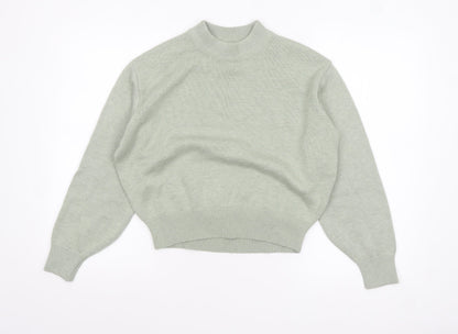 Womens UK Size XS H&M Green Pullover Jumper