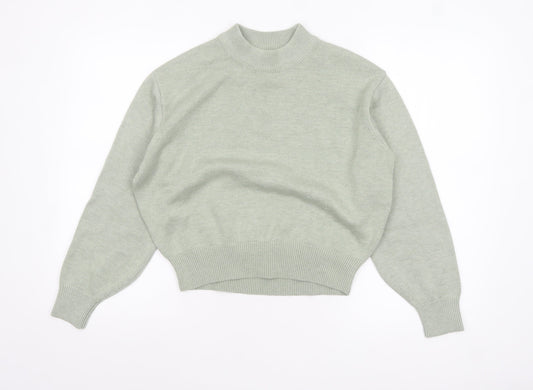 Womens UK Size XS H&M Green Pullover Jumper