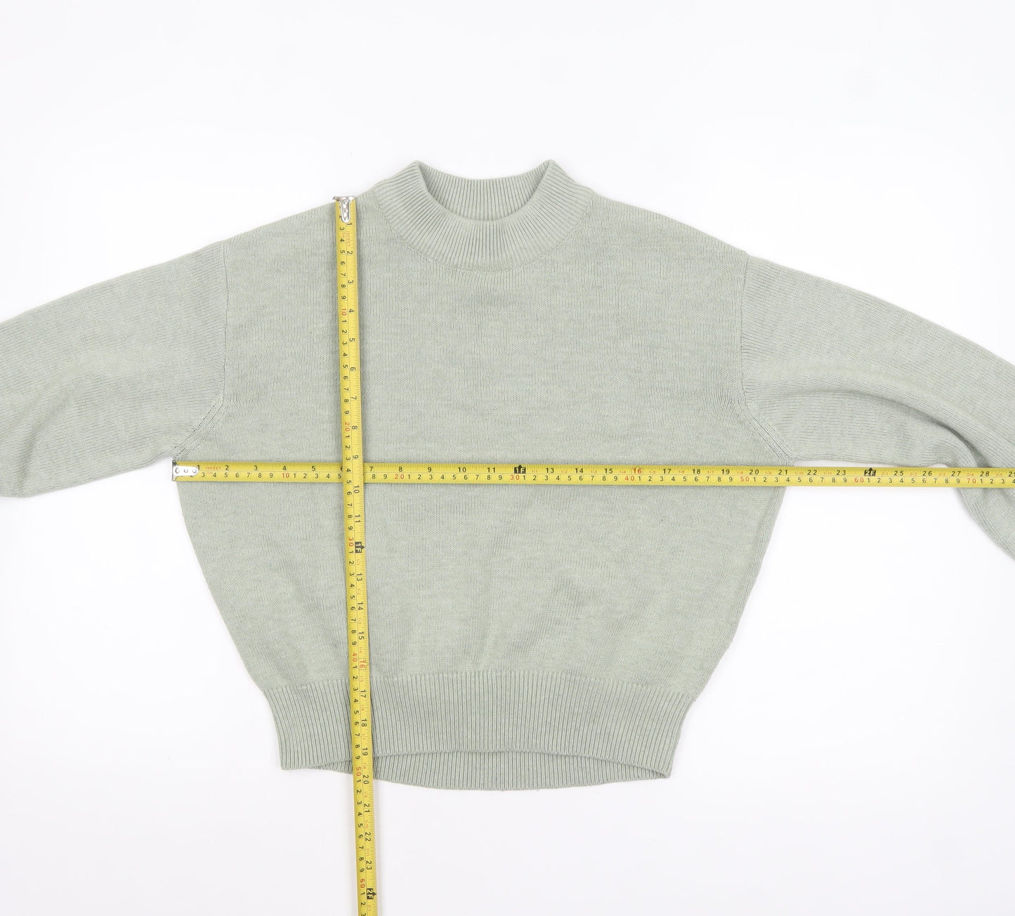 Womens UK Size XS H&M Green Pullover Jumper
