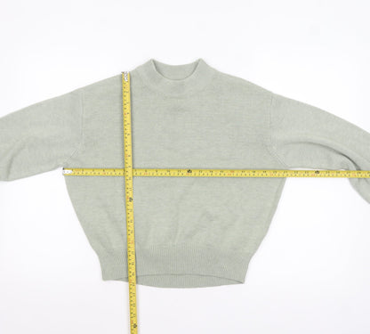 Womens UK Size XS H&M Green Pullover Jumper
