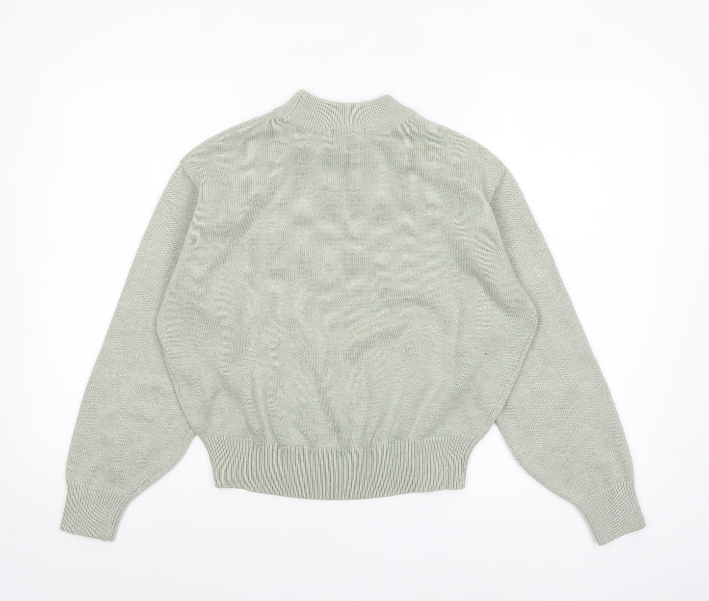 Womens UK Size XS H&M Green Pullover Jumper