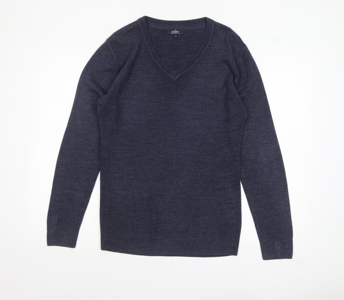 Mens UK Size S Easy Blue Pullover Jumper