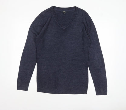 Mens UK Size S Easy Blue Pullover Jumper
