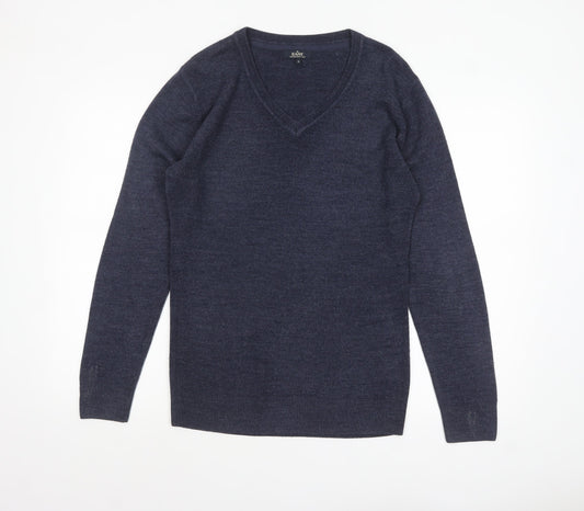 Mens UK Size S Easy Blue Pullover Jumper