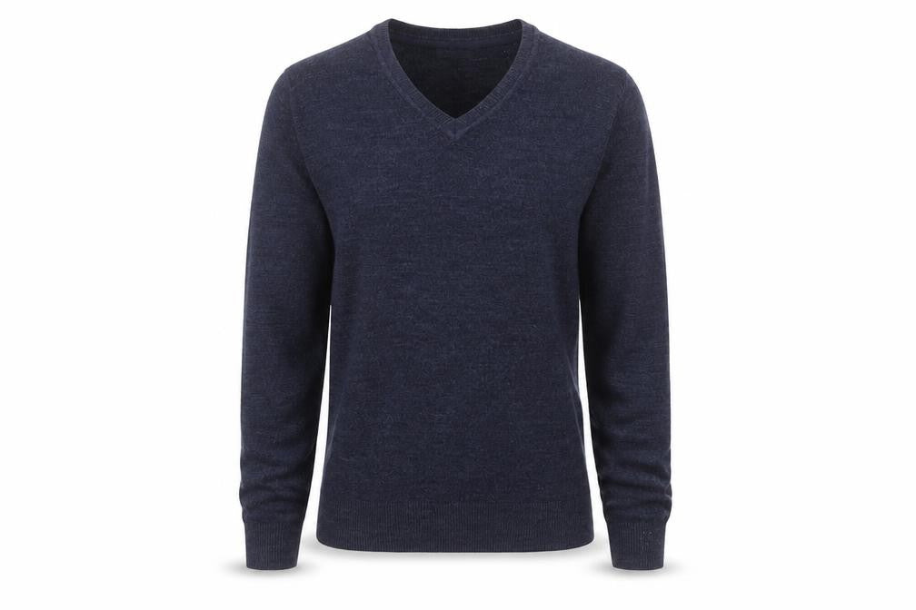 Mens UK Size S Easy Blue Pullover Jumper