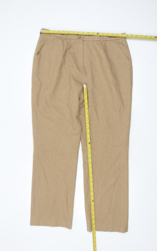 Womens UK Size 16 Cotswold Collections Regular Fit Business Casual Workwear Beig