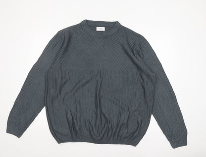 Mens UK Size XL Easy Grey Pullover Jumper
