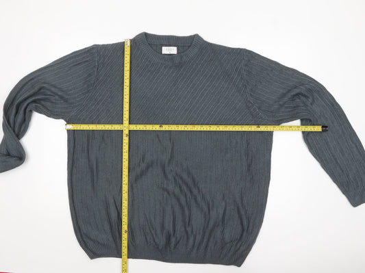 Mens UK Size XL Easy Grey Pullover Jumper